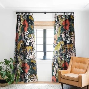 Printed Blackout Curtains (Set of 4 Panels)